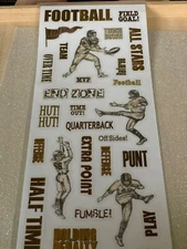 THE PAPER STUDIO STICKABILITIES FOOTBALL STICKERS FOOTBALL 27PCS