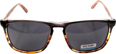 SUNGLASSES ECO FRIENDLY Blue Planet Men Women Bamboo Black to Tortoise  i8005x