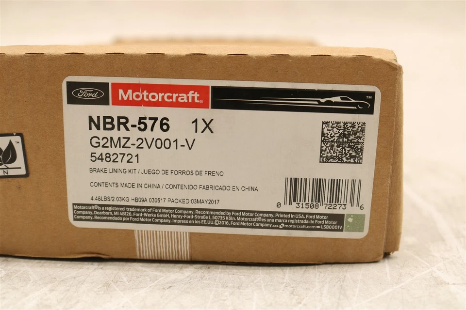NEW Motorcraft Disc Brake Pad Set Front NBR-576 Mercury Villager 1993-2002 - Изображение 2 из 4