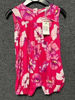 John Rocha Little RJR Woven Flower Romper Age 3-6 Months TD111 DD 06