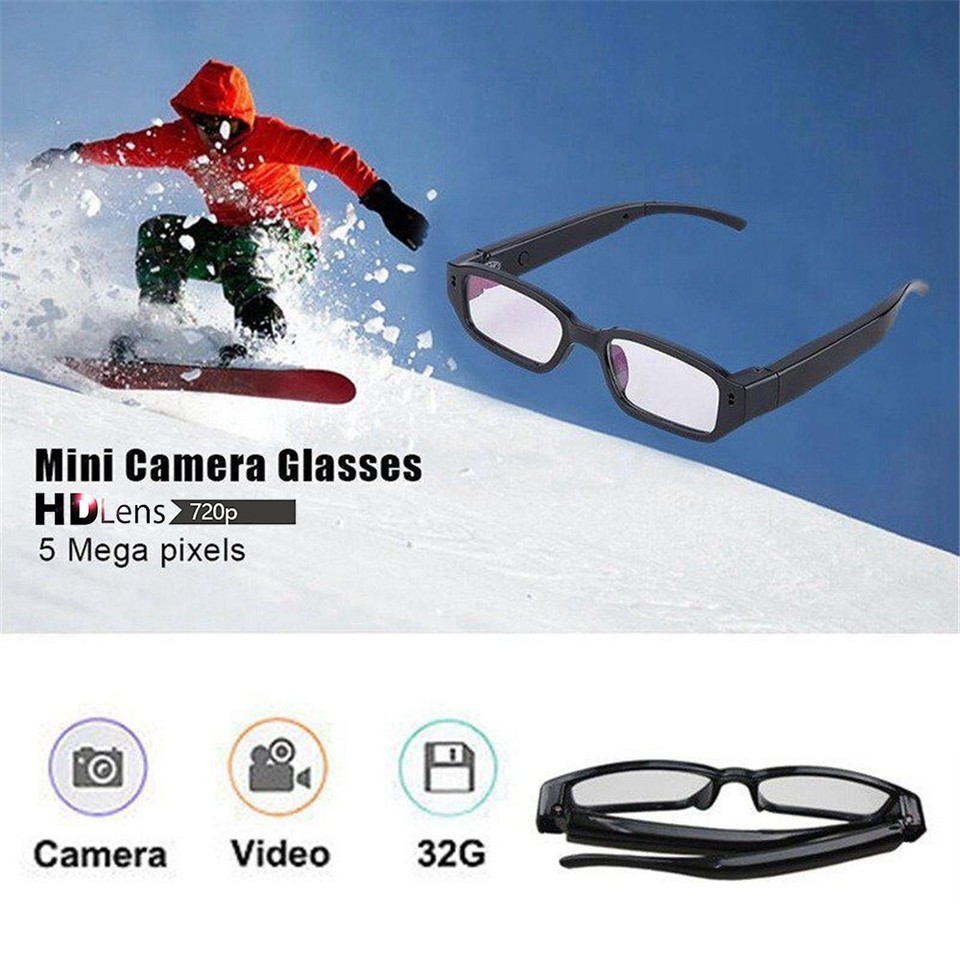 Mini Hidden Glasses Camera HD 1080P Eyewear Video Recorder DVR VR