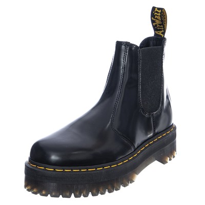 dr martens black smooth 2976