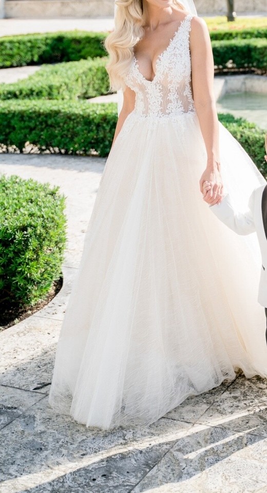 wedding dress size 6 preowned eBay