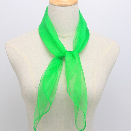 Gymnastic Towels Dancing Small Silk Scarves Square Scarf Chiffon Neckerchief - Picture 27 of 32