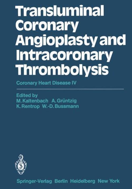 Transluminal Coronary Angioplasty And Intracoronary Thrombolysis |