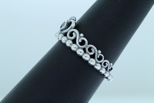 NEW Authentic PANDORA Sterling Silver My Princess Tiara Crown Ring - Picture 4 of 12
