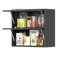 Wall Kitchen Cabinet Storage Organizer Metal Wall Cabinet With Adjustable Shelf 