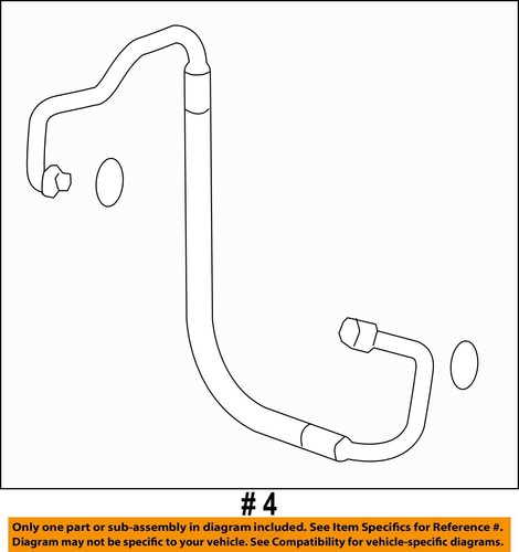 HYUNDAI OEM 16-17 Tucson Air Conditioner-Discharge Hose 97762D3300 - 第 2/2 張圖片