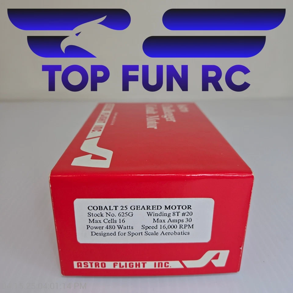 Astro Challenger Cobalt Motor 'Astro-25' Racing Airplane Motor - Image 4 of 4