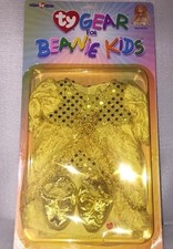 TY Gear for Beanie Kids Gold Princess Outfit Costume NIB