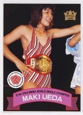 Maki Ueda 1996 All Japan Woman's Pro Wrestling Rookie #48 21st WWWA Champion AJW