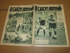 IL CALCIO ILLUSTRATO N°39 SETTEMBRE 1938 AMBROSIANA LAZIO BOLOGNA GENOVA MILAN