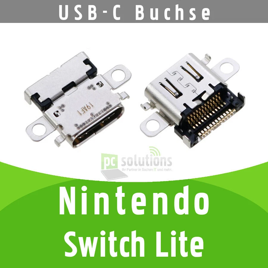 ✅ Nintendo Switch Lite Konsole USB-C Buchse Ladebuchse Socket Port Connector