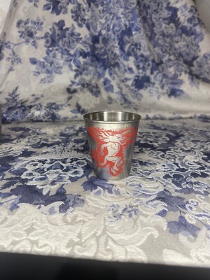 Stainless Steel Fireball Shot Glasses Marked With  B  unique Box 16