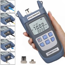 10 Wavelength Optical Power Meter -70~+10dBm/-50~+26dBm Attenuation Tester+FC-LC