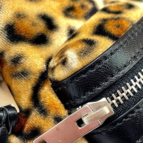 SAINT LAURENT PARIS 441911 Leopard Mini Backpack Key Holder Bag Charm - Picture 4 of 12