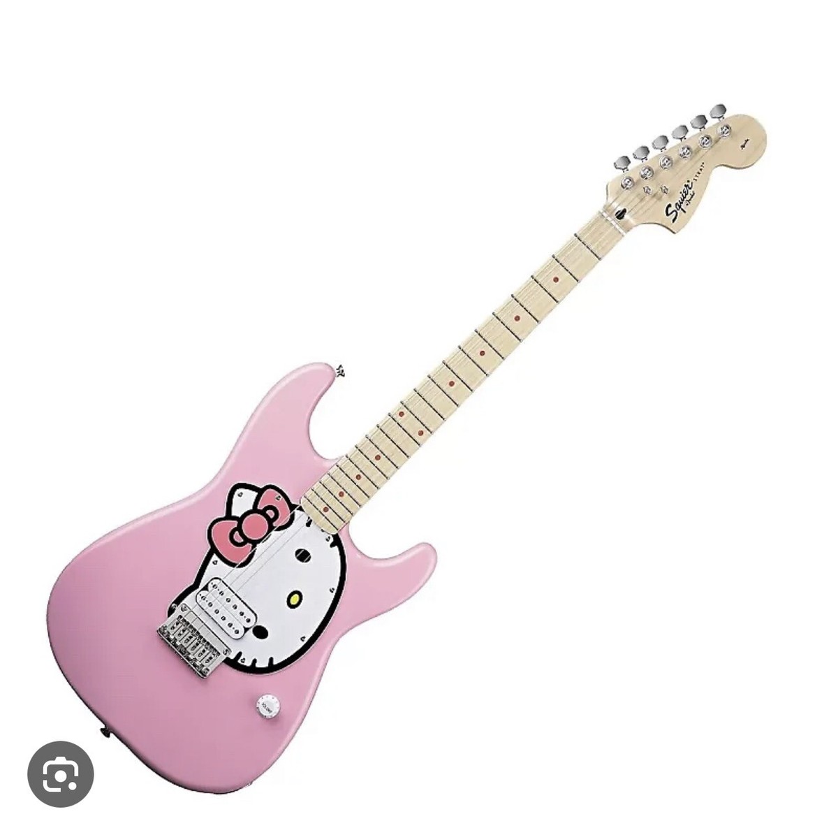 Amazing Condition Hello Kitty Electric Guitar Squire Amazing Condition Hello Kitty Electric Guitar Squire