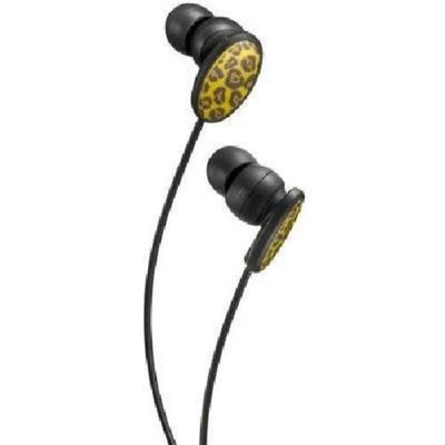 NEW JVC Stereo Earbuds Headphones Iphone ipod MP3 Leopard  1-Year Warr HA-FXP3