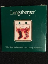 Longaberger 1998 Christmas Glad Tidings Basket Tie-On