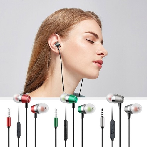 3.5mm Corded Headphones Earbuds with Microphone Noise Isolating for Smartphones - Zdjęcie 6 z 11
