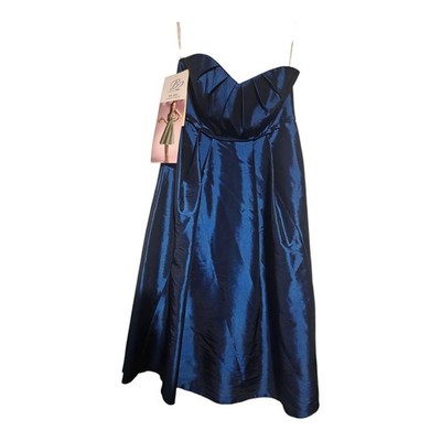 B2 Blue Cocktail Dress Size 6 Women's Party Dress Sleeveless