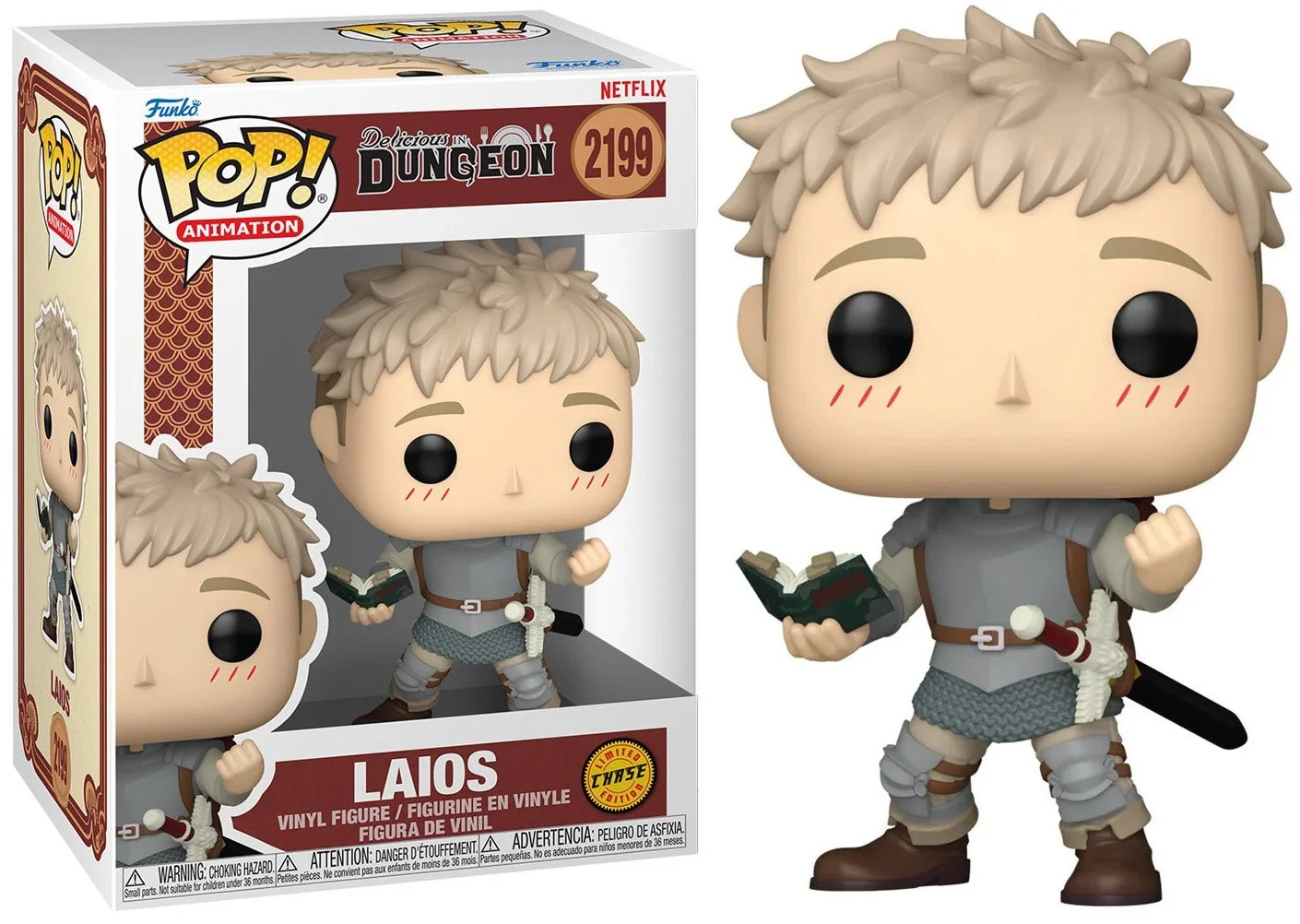 Figurine Funko Pop Laios n2199 Chase - Delicious in Dungeon en vinyle 9cm