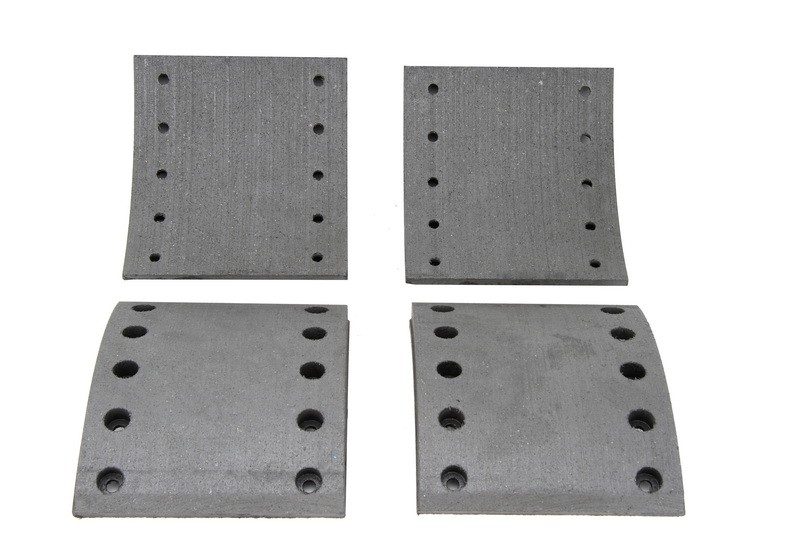 Brake shoe set for SAF KRS, RBM, RLBM, RLSM, RSM, RZM, SKRLS