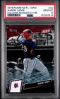 2019 Panini The National Aaron Judge AJ College Magnetic Fur /99 PSA 10 Pop 1