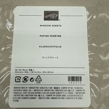 Stampin Up 12x12 Window Sheets 142314 Lot Of 3 Paper Crafts, Shaker Cards, Art