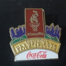 1996 Coca Cola Atlanta Olympics Centennial Olympic Park Brick Program Lapel Pin