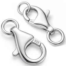 Karabiner 925er Sterling Silber  1x/3x mit ex...