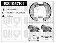 QH Lockheed Brake Shoe Kit w/ Auto Adjust /Wheel Brake Cylinder - BS1057K1