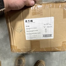 Eaton PJ1W Single Gang Toggle Wall Plate Unbr...