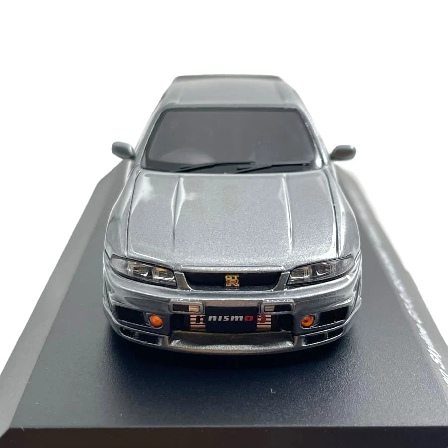 Modellino Auto Kyosho 1/43 Nissan Skyline GT-R R33 Nismo Grand Touring Car Grey - Immagine 2 di 4