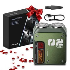 PAXA Mini Electric Shaver for Men,9000Rpm Electric Razor for Men,Magnetic Dual-H