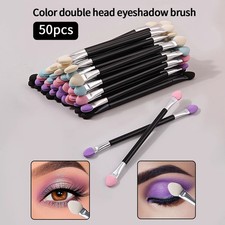 50/10PCS Professional Sponge Stick Eyeshadow applicator Makeup Brush Double head