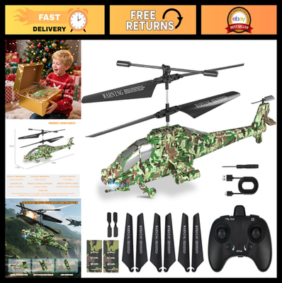 #ad #ad quot;2.4GHz Remote Control Helicopter with Altitude Hold LED Lights 2 Speed Modes $52.19