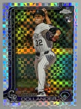 2025 Topps Chrome Update #USC18 Chase Dollander X-Fractors