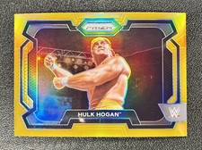 2024 Panini Prizm WWE Orange Prizm /99 Hulk Hogan #70