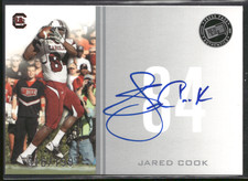 Jared Cook 2009 Press Pass Signings Silver /199 Autograph Rookie Card RC SP USC. rookie card picture