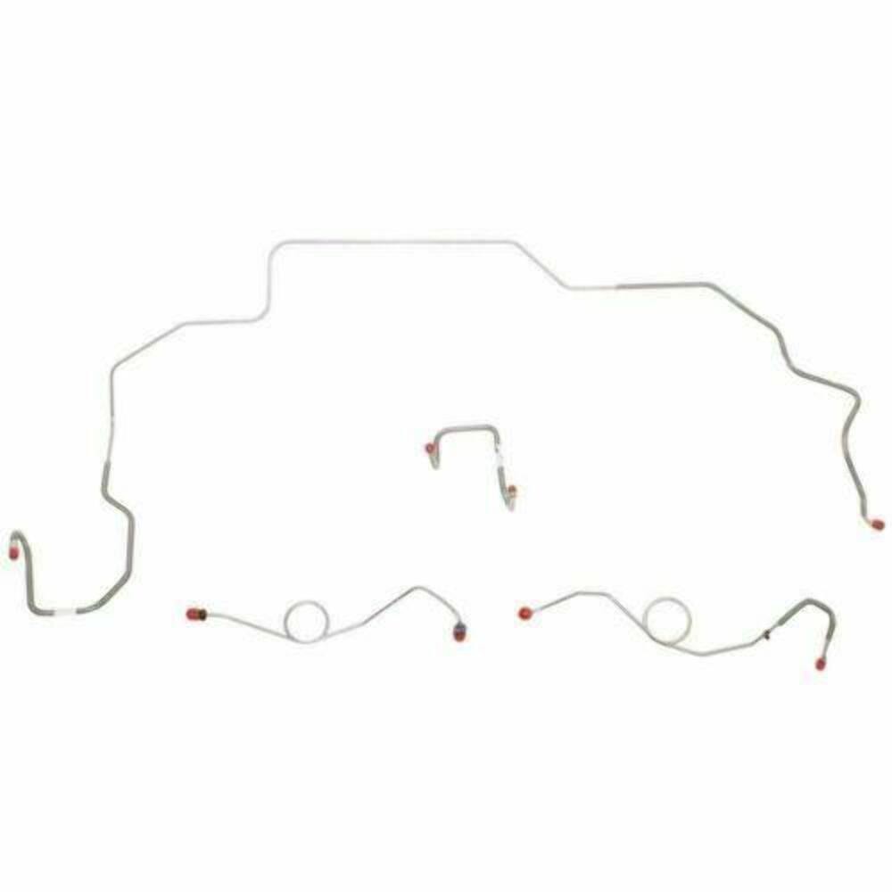 For 1968-70 Dodge Coronet Front Brake Line Kit Drum Brakes 4 Lines ...