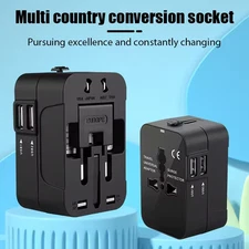 Universal Travel Adapter Converter International USB Wall Charger AC Power Plug