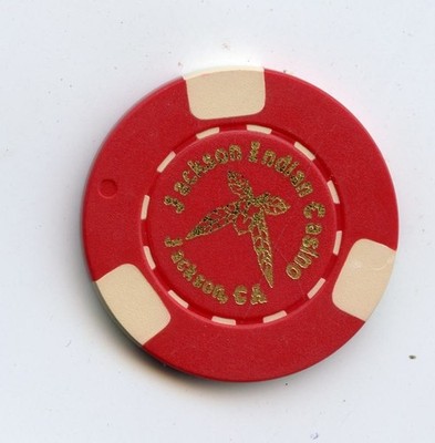 5.00 Chip from the Jackson Rancheria Casino Jackson California 3 White