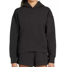 DSG Girls Hooded Pullover Sweatshirt Athletic Athleisure Black M 10/12 NWT