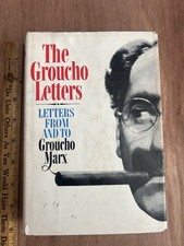 GROUCHO MARX  SIGNED BOOK &ldquo;The Groucho Letters&rdquo;  Second Printing 1967