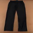 GALAXY BY HARVIC WOMEN'S LOOSE FIT POCKETED CLASSIC LOUNGE PANTS - BLACK - 3XL