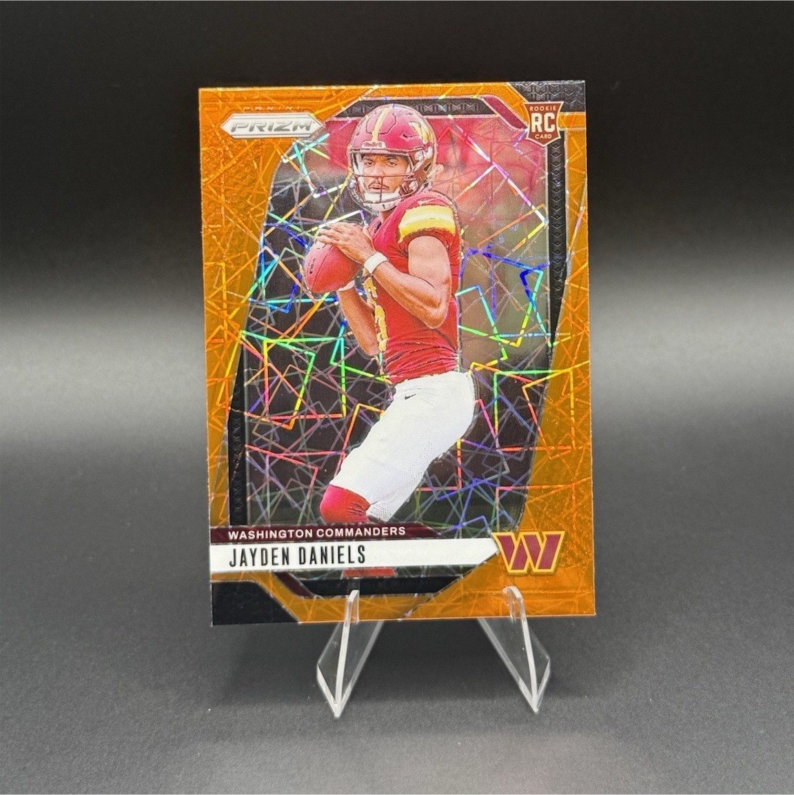 Panini 2024 Prizm Lazer Prizm Rookie Jayden Daniels #347 Commanders NFL
