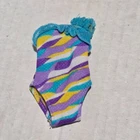 Vintage 1990 Mattel Barbie Doll Clothes #9601 Bathtime Fun Swimsuit Bodysuit