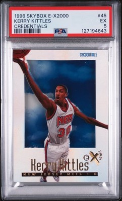 Kerry Kittles 1996 Skybox E-X2000 #45 Credentials Rookie /499 PSA 5