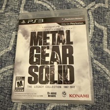 Metal Gear Solid The Legacy Edition Sony PlayStation 3 PS3 Konami 2013 No Manual